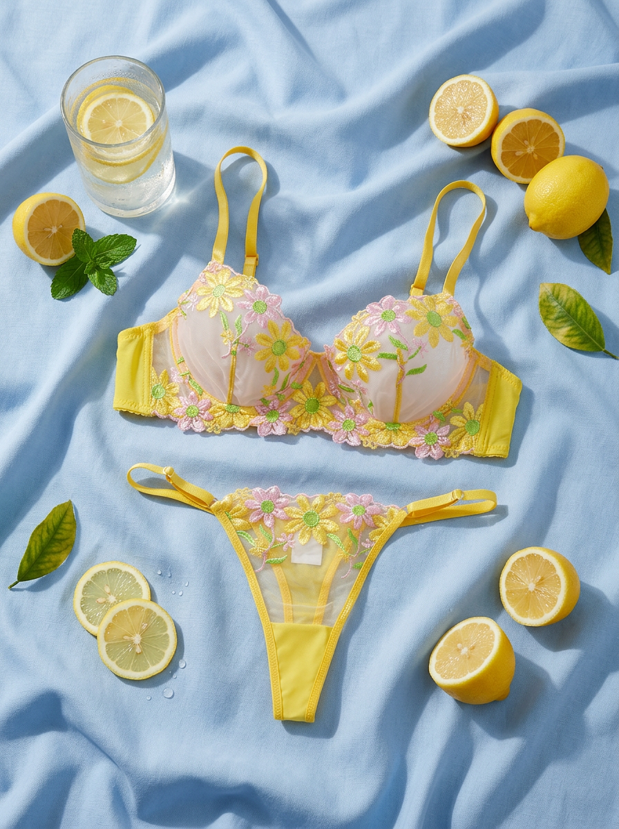 Lemonade Lace – Balconette Bra