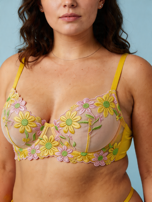 Lemonade Lace – Balconette Bra