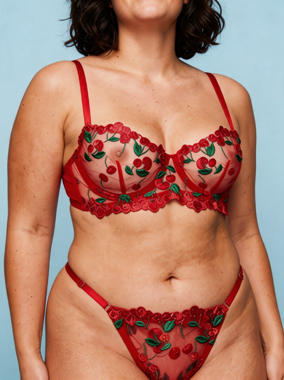Cherry Compote – Balconette Bra